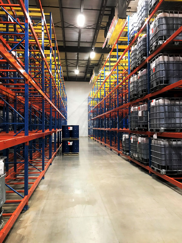 Entrepôt à l'usine de Plessisville