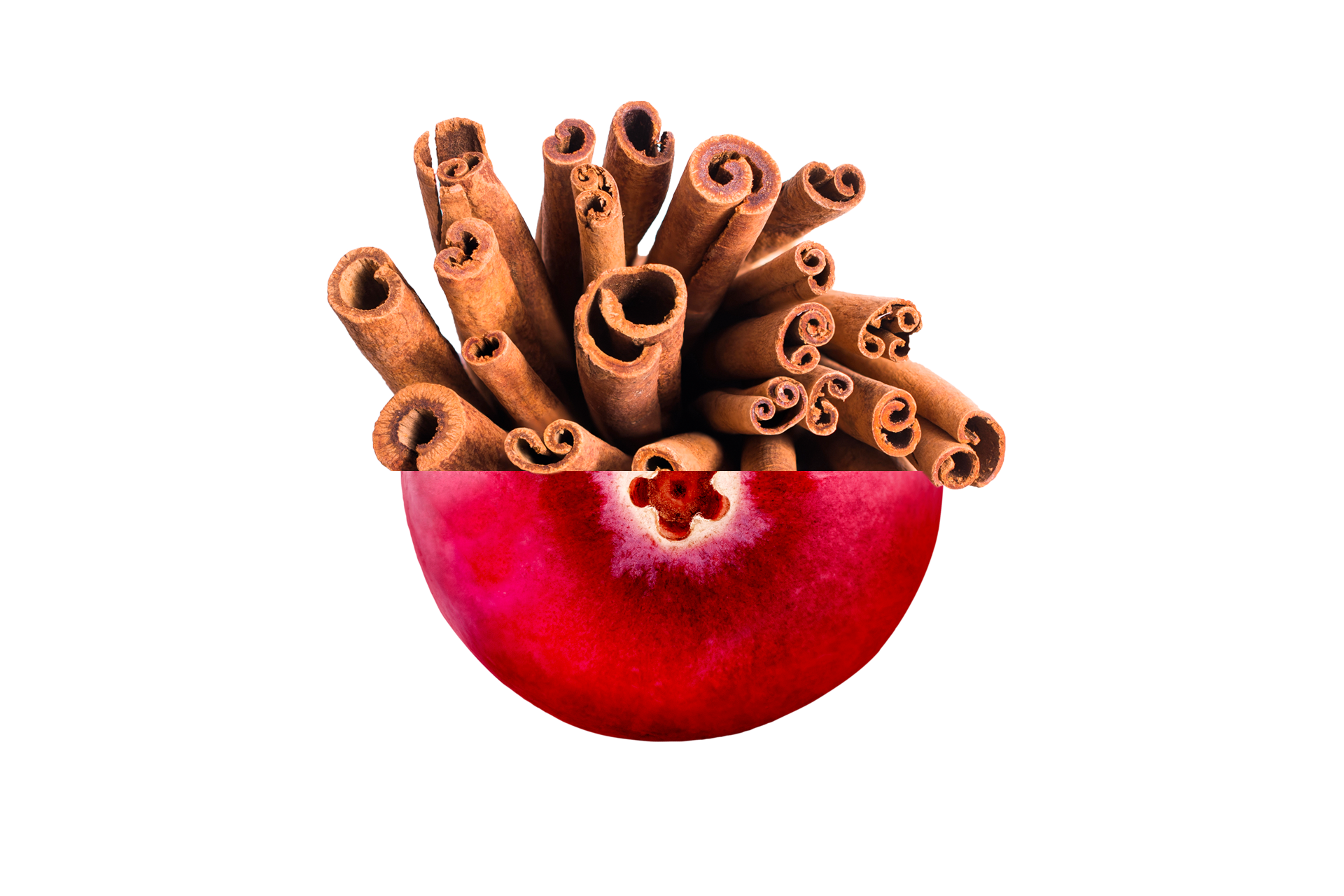 Canneberge séchées tranchées aromatisées à la cannelle