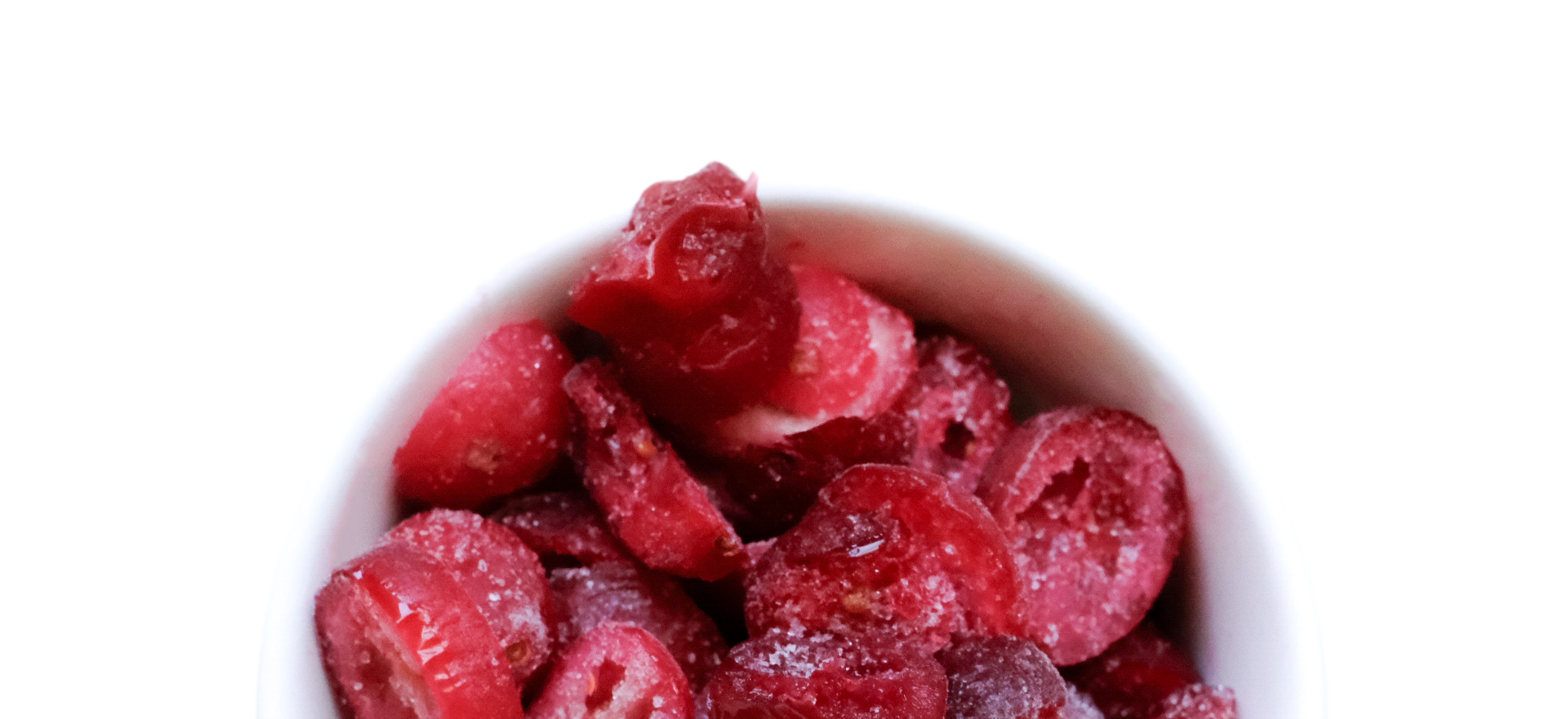 Canneberges congelées, tranchées 3/8”, Fruit d'Or