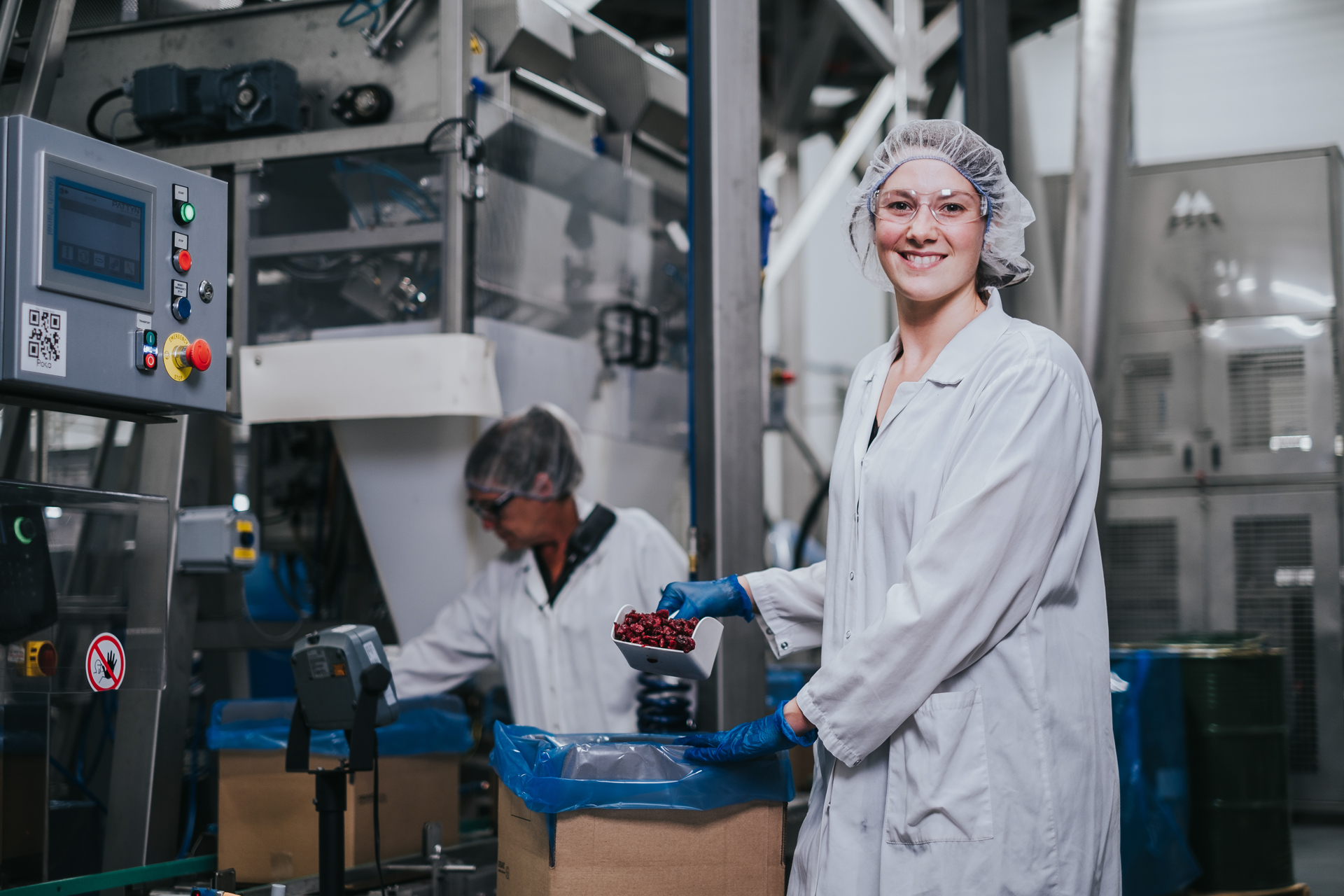 employée du département qualité de Fruit d'Or