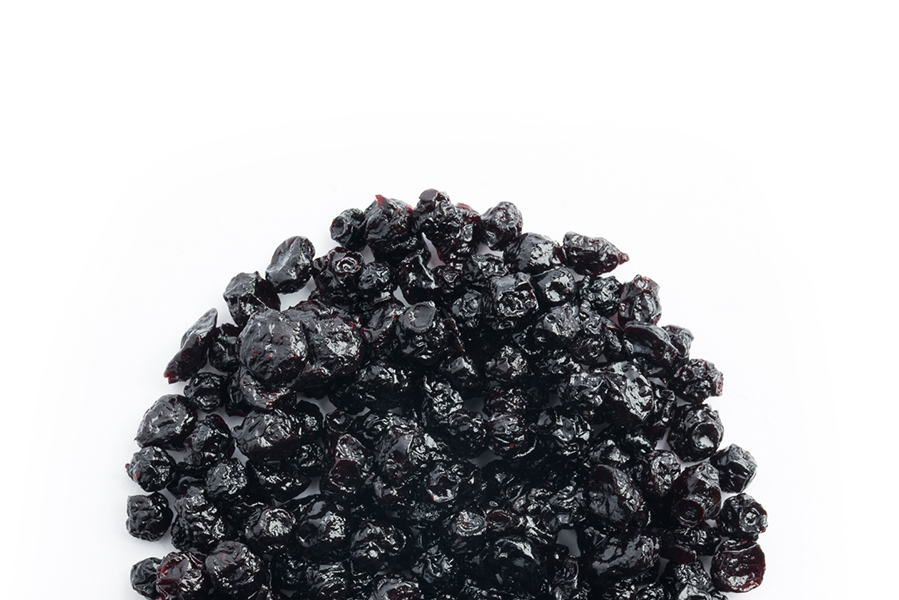 Bleuets sauvages séchés infusés au jus de pomme de Fruit d'Or
