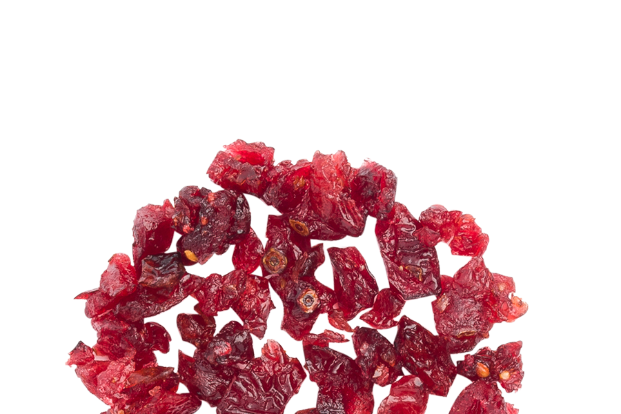 organic dried and diced cranberry supplier