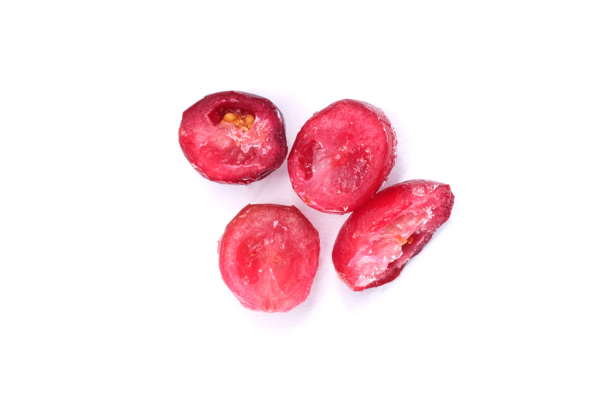Canneberges congelées, tranchées 3/8”, Fruit d'Or