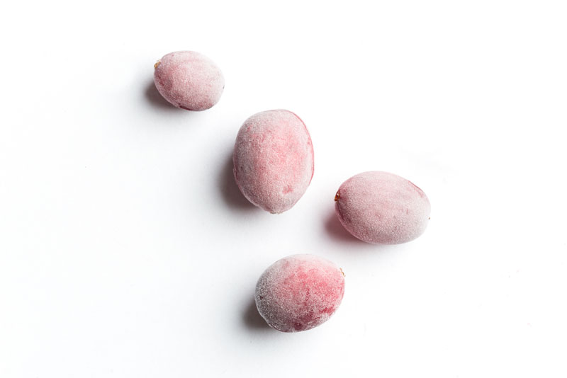 Fruit d'Or's Frozen cranberries, initial sorting